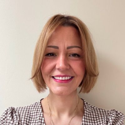 A person smiling