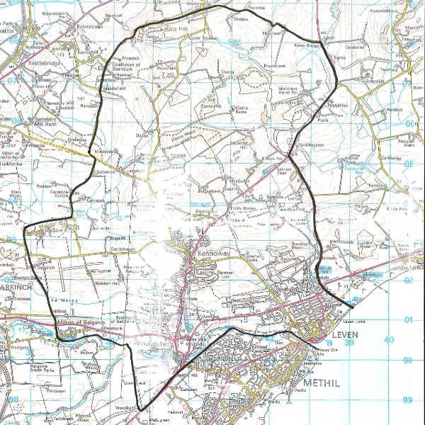 A Boundary map for east fife