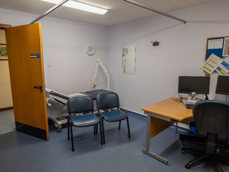 inside of east fife medical