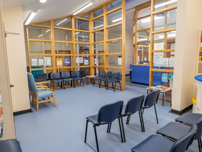 inside of east fife medical
